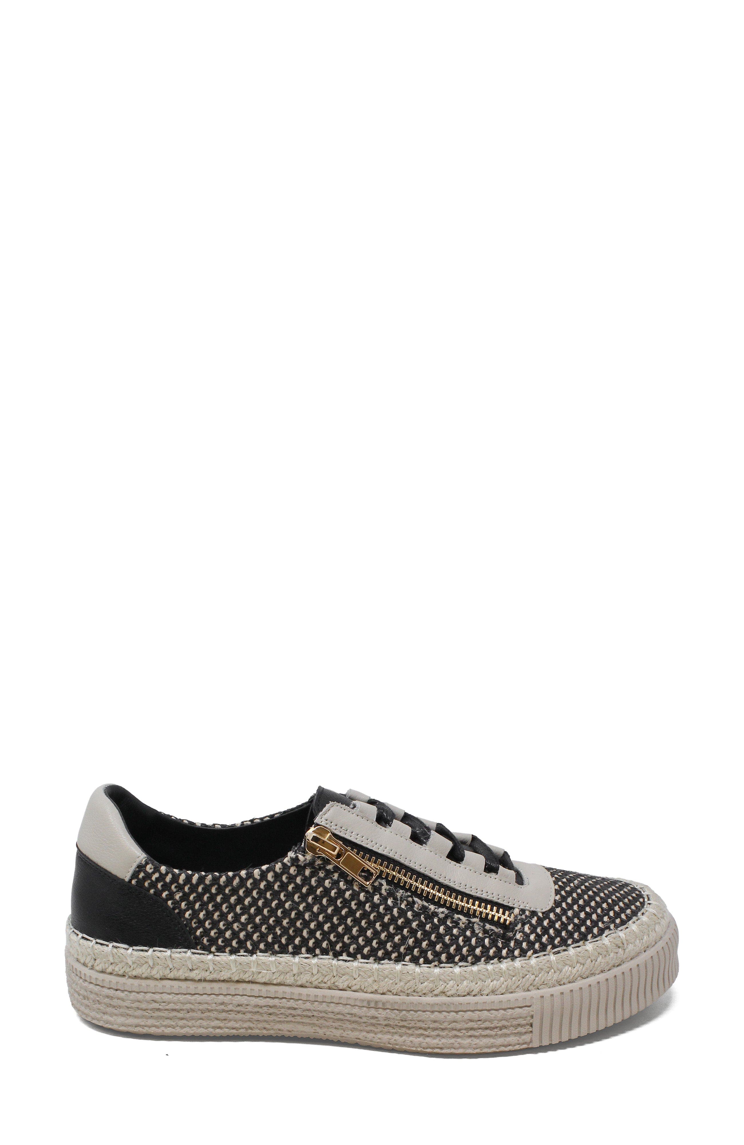 DJANGO AND JULIETTE Tellow Side Zip Sneaker, Alternate, color, 