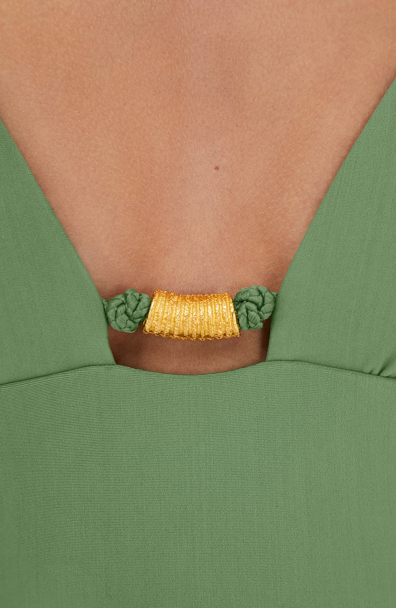 ViX Paula Hermanny Stacy One-Piece Swimsuit, Alternate, color, Green