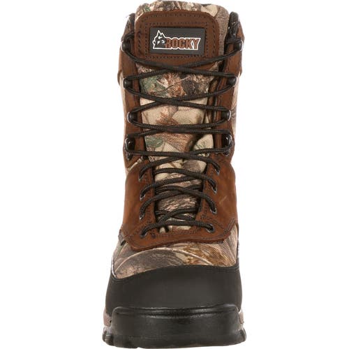 Rocky Waterproof Insulated Padded Waterproof 800g Insulated Outdoor Boot In Brown