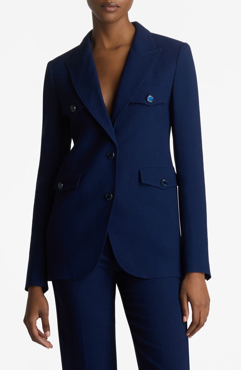 St. John Collection Four Pocket Blazer, Main, color, 