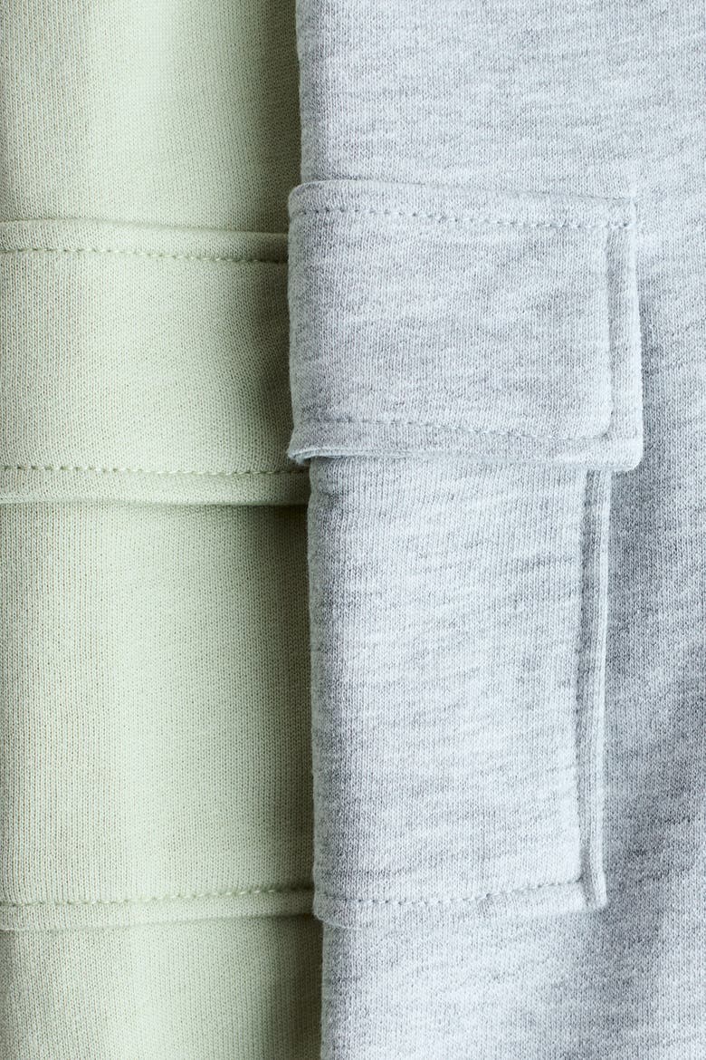 2-pack Cargo Joggers, Alternate, color, Light green/light gray