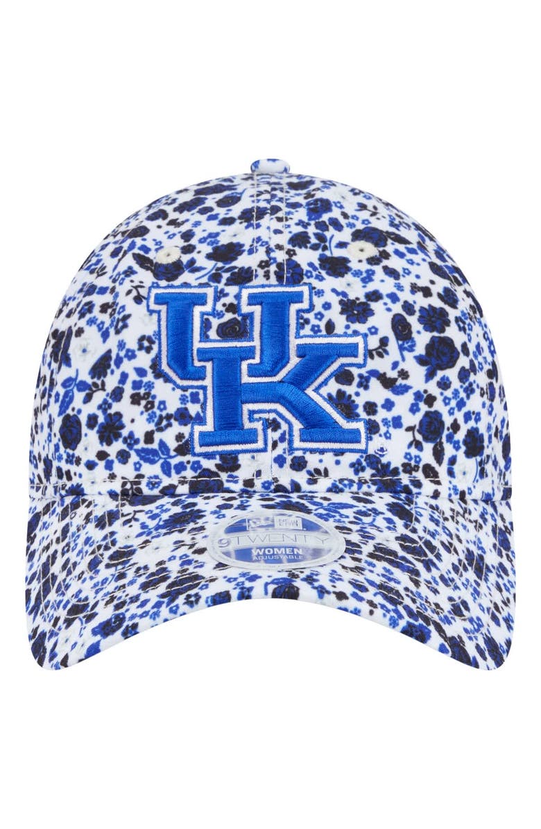 New Era Women's New Era  White Kentucky Wildcats Blooming 9TWENTY Adjustable Hat, Alternate, color, 