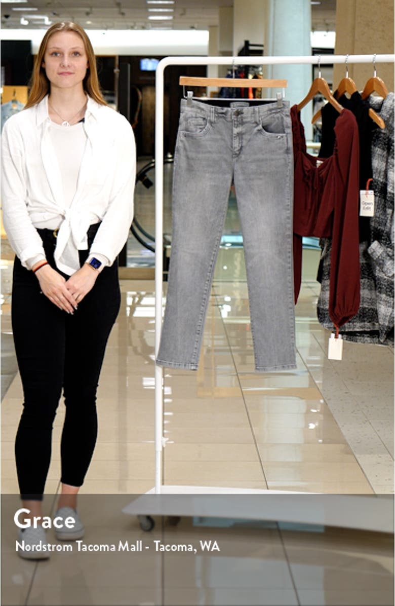 'Ab'Solution High Waist Skinny Crop Jeans, sales video thumbnail