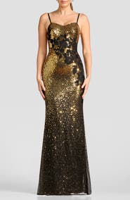 Dress the Population Giovanna Sequin Sleeveless Mermaid Gown