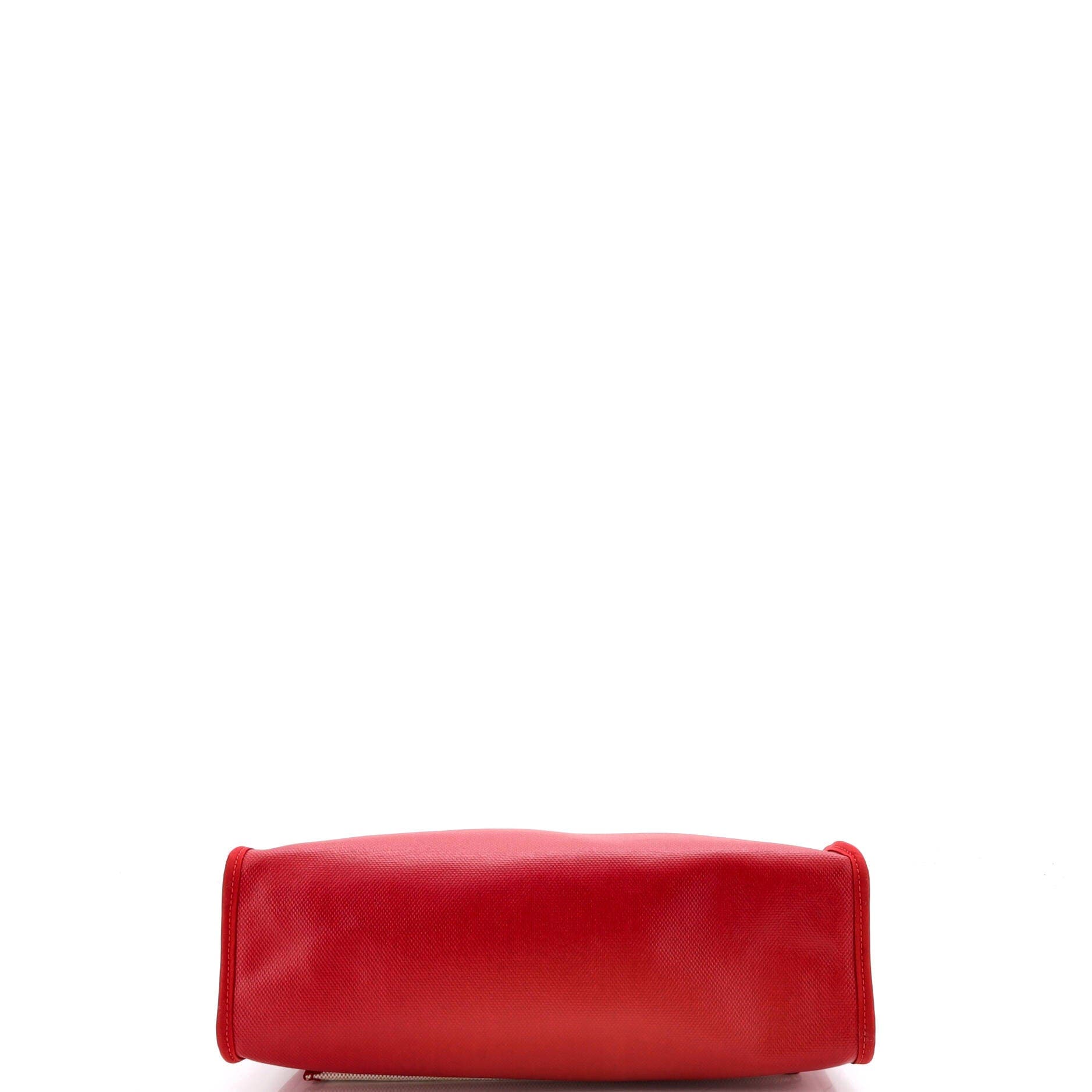 Pre-Owned Hermes Herbag Zip Berline Vache Canvas and Leather 31, Alternate, color, Rouge Piment
