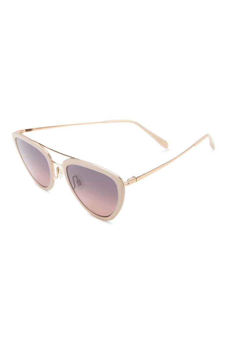 Polarized Round Sunglasses, Alternate, color, BLUE BLUE BLUE