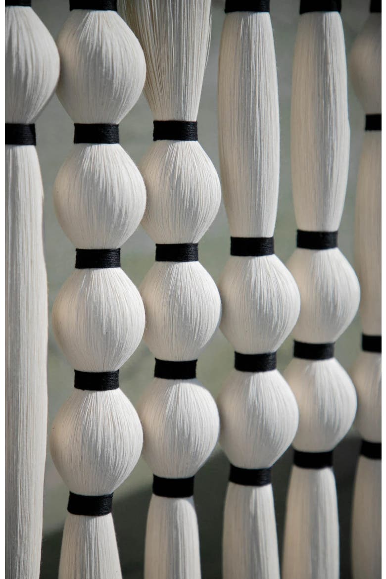 Mitla Mini Tapestry, Alternate, color, White