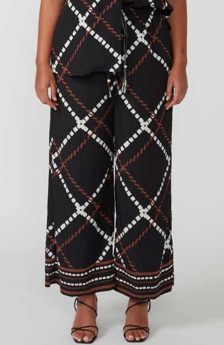 Estelle Marine Print Drawstring Pants