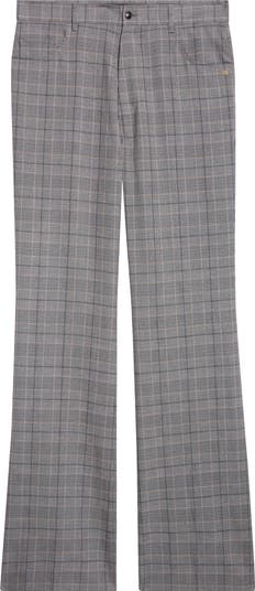 AMIRI Check Wool Bootcut Pants | Nordstrom