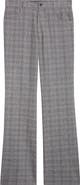 AMIRI Check Wool Bootcut Pants