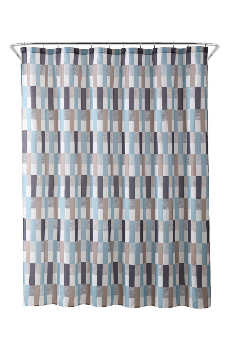 VCNY HOME Martel Shower Curtain & Hooks Set, Main, color, 