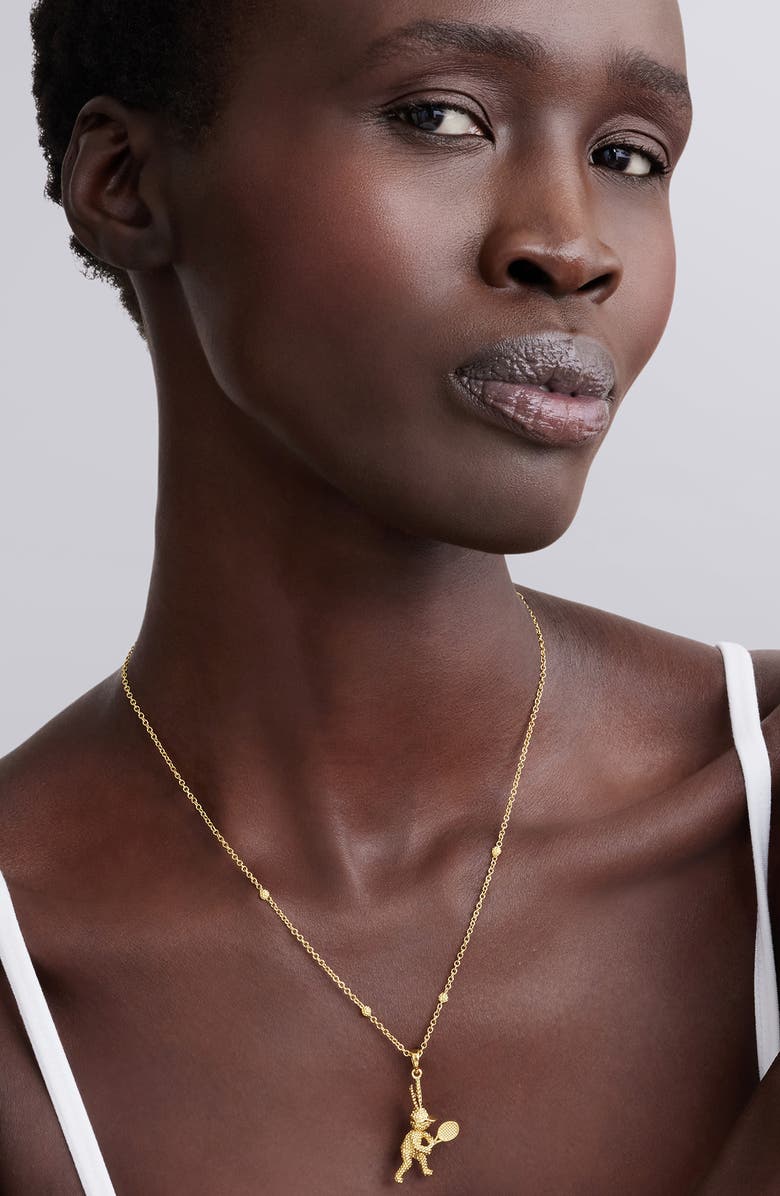 LAGOS Rare Wonders Karat Tennis Pendant Necklace, Alternate, color, Gold