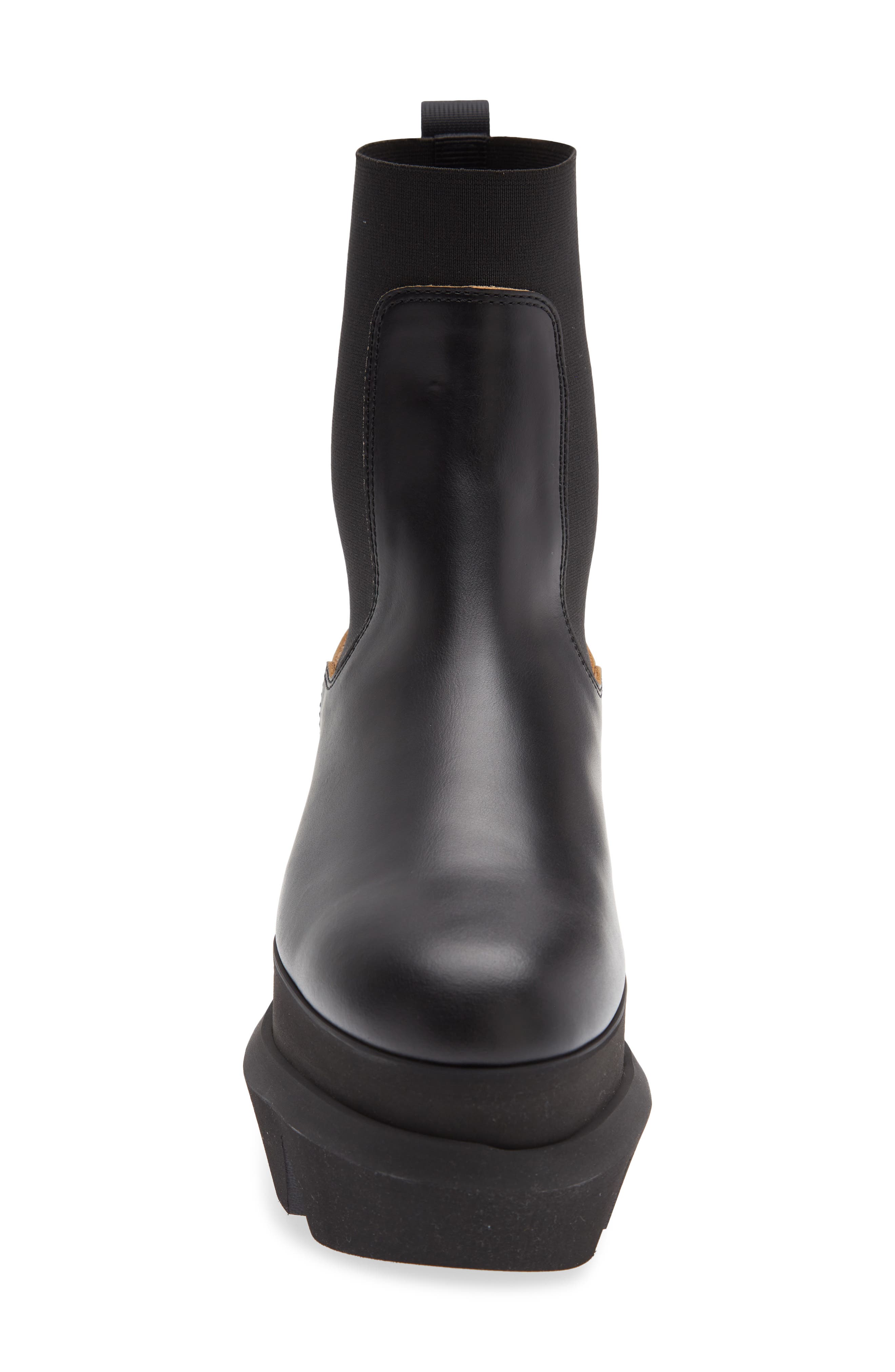 Sacai Lug Sole Chelsea Boot, Alternate, color, Black