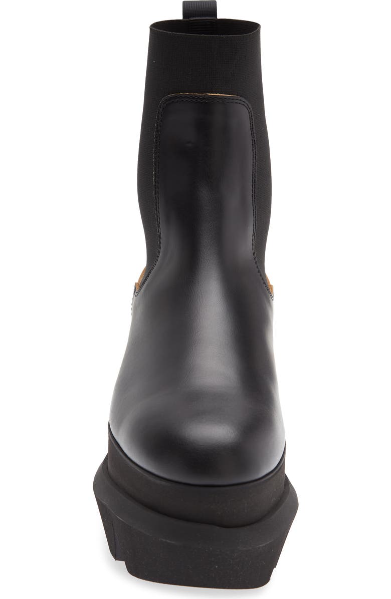Sacai Lug Sole Chelsea Boot, Alternate, color, Black