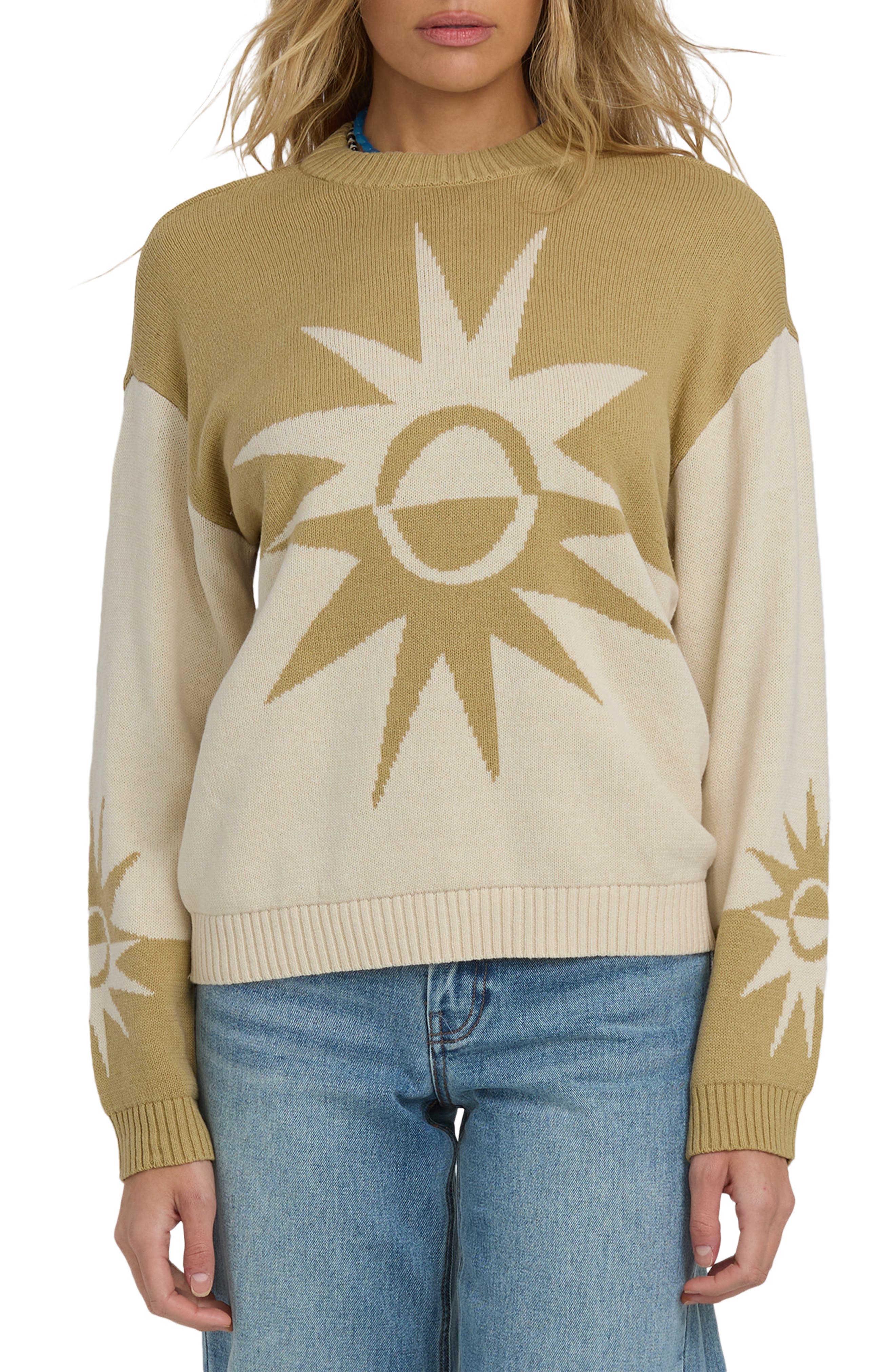 Billabong Reverse Heat Oversize Cotton Blend Sweater