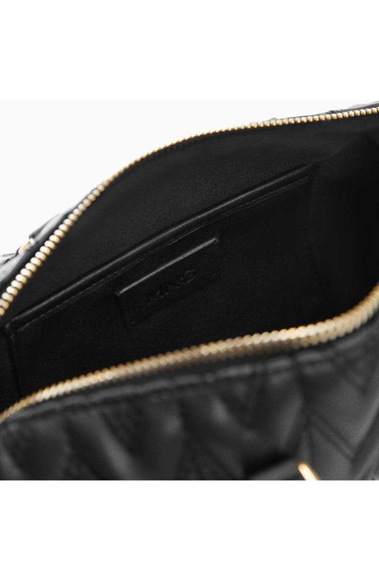 MANGO Quilted Double Handle Crossbody Bag, Alternate, color,