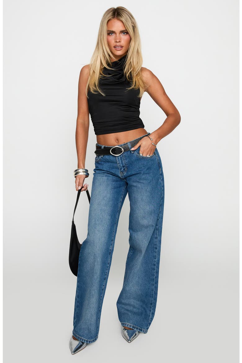 On Sunset Straight Leg Jeans, Alternate, color, DARK WASH