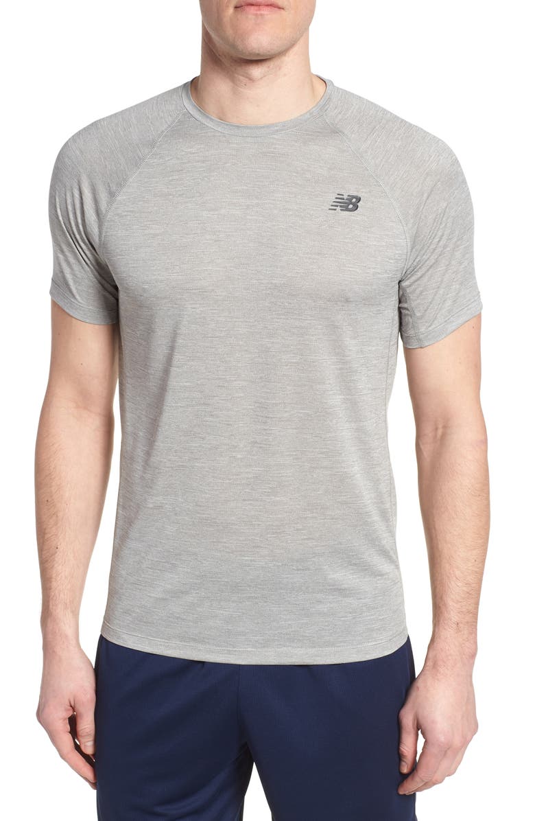 New Balance Tenacity Crewneck T-Shirt, Main, color, 
