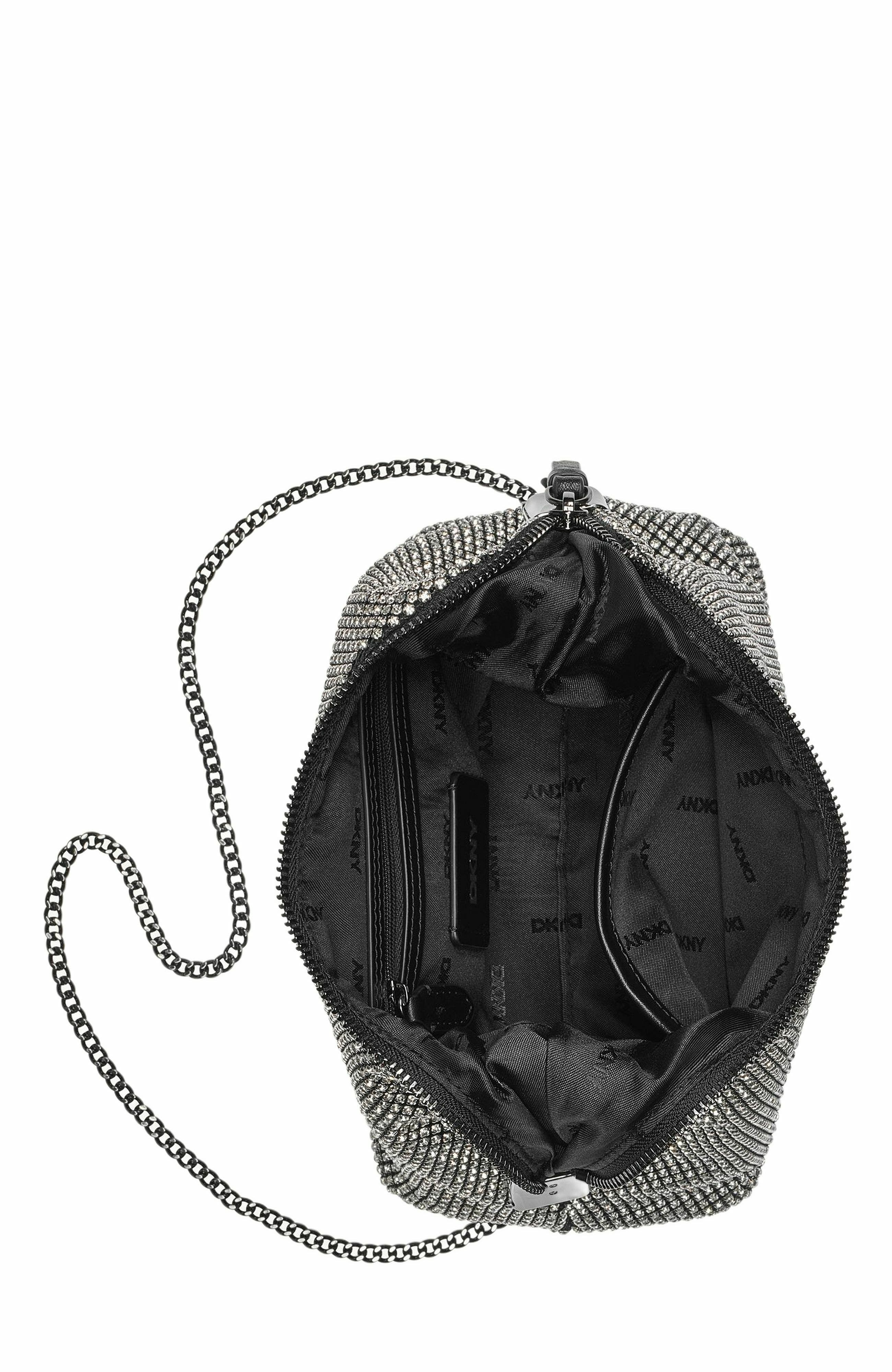 Mel Top-Zip Hobo Bag, Alternate, color, Clear