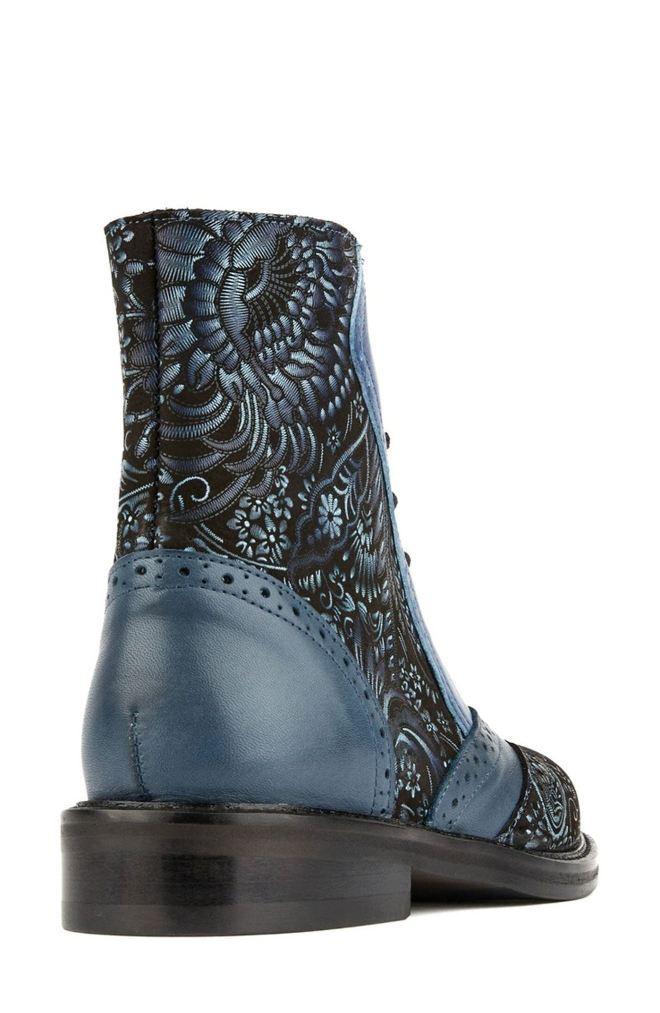 Brick Lane Water Resistant Ankle Boot, Alternate, color, BLUE