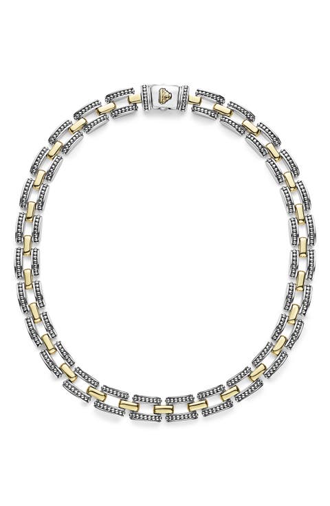 High Bar Link Collar Necklace