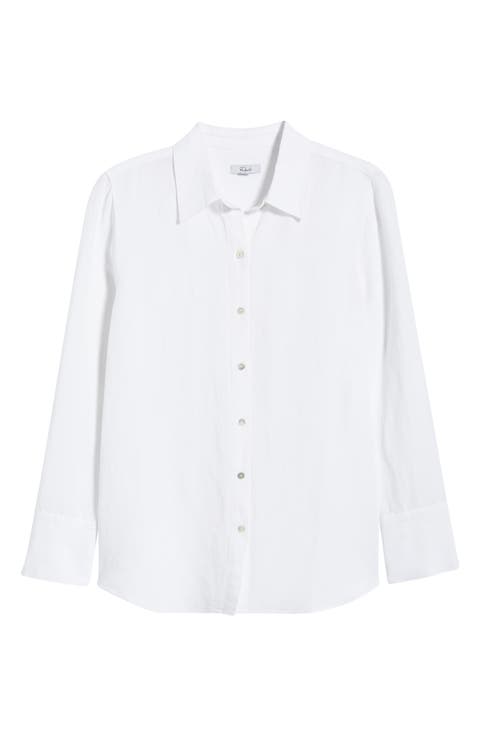 Knox Linen Blend Button-Up Shirt