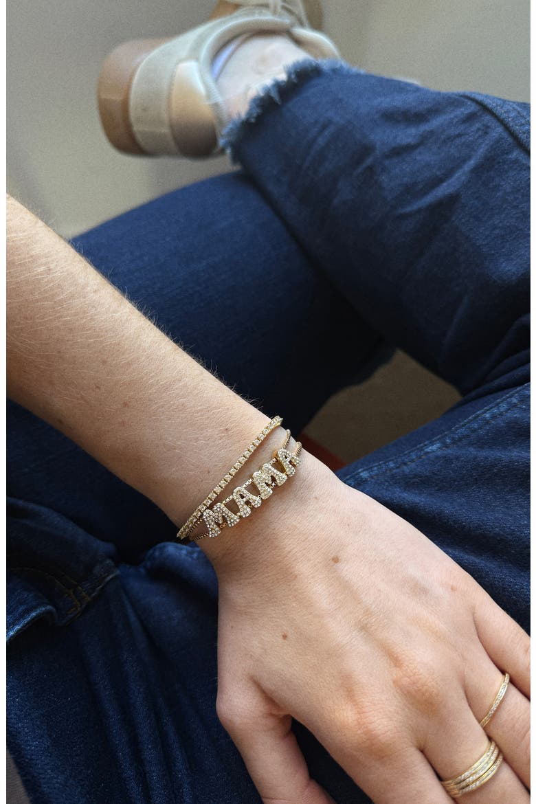 Made for Mama Slider Bracelet, Alternate, color, CLEAR