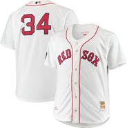 Mitchell & Ness Men's Mitchell & Ness David Ortiz White Boston Red Sox Big & Tall Home Authentic Player Jersey