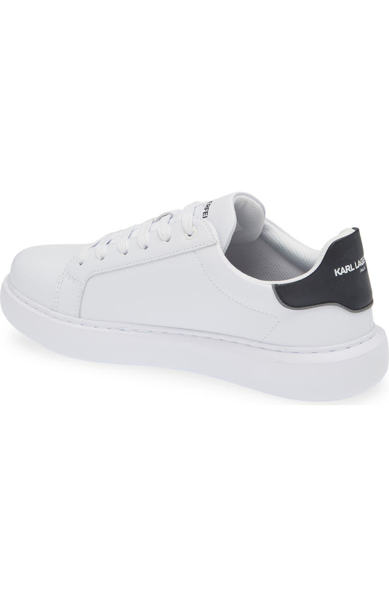 KARL LAGERFELD PARIS Leather Low Top Sneaker, Alternate, color,