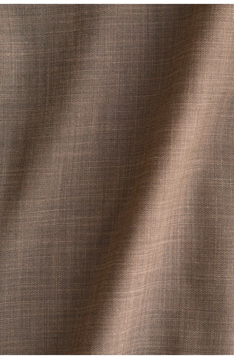 H&M Shoulder-pad Dress, Alternate, color, Taupe