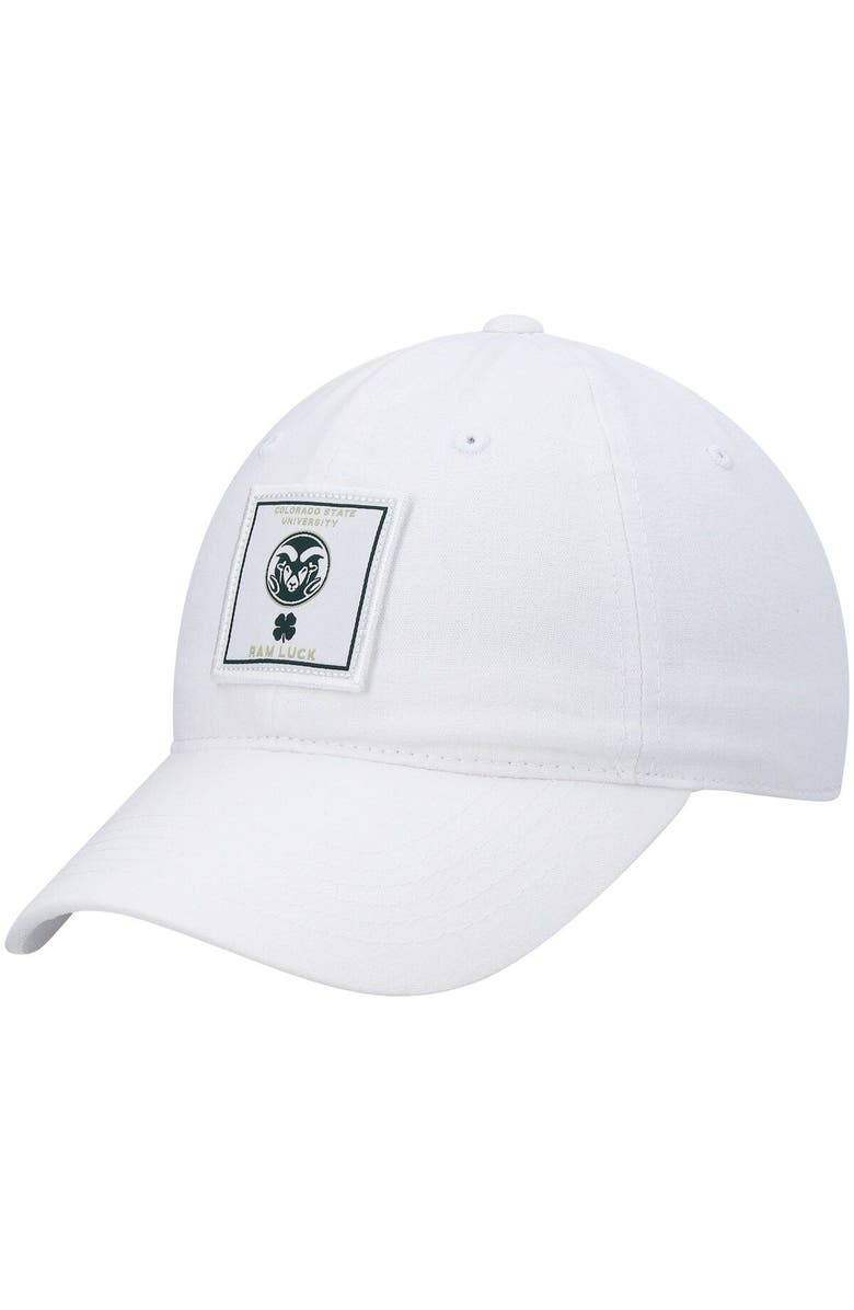Black Clover Men's White Colorado State Rams Dream Adjustable Hat, Main, color, White