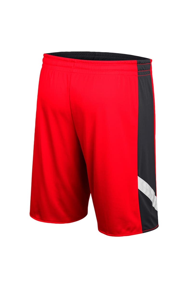 COLOSSEUM Men's Colosseum Scarlet/Black Nebraska Huskers Am I Wrong Reversible Shorts, Alternate, color,