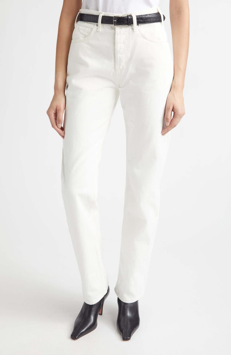 Nili Lotan Briana Jeans, Main, color, Cream