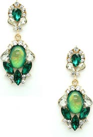 EYE CANDY LOS ANGELES Crystal Drop Earrings
