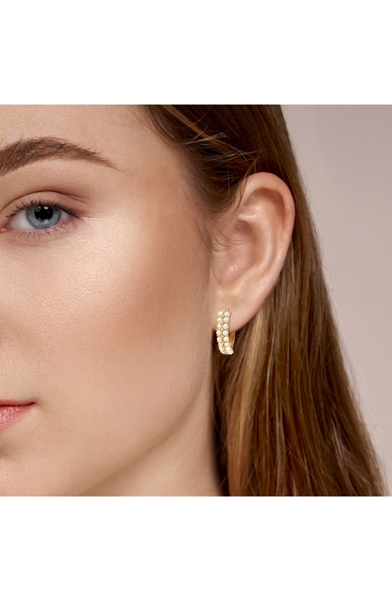 Julianna B. Pearl & Diamond Hoop Earrings 14k, Alternate, color,