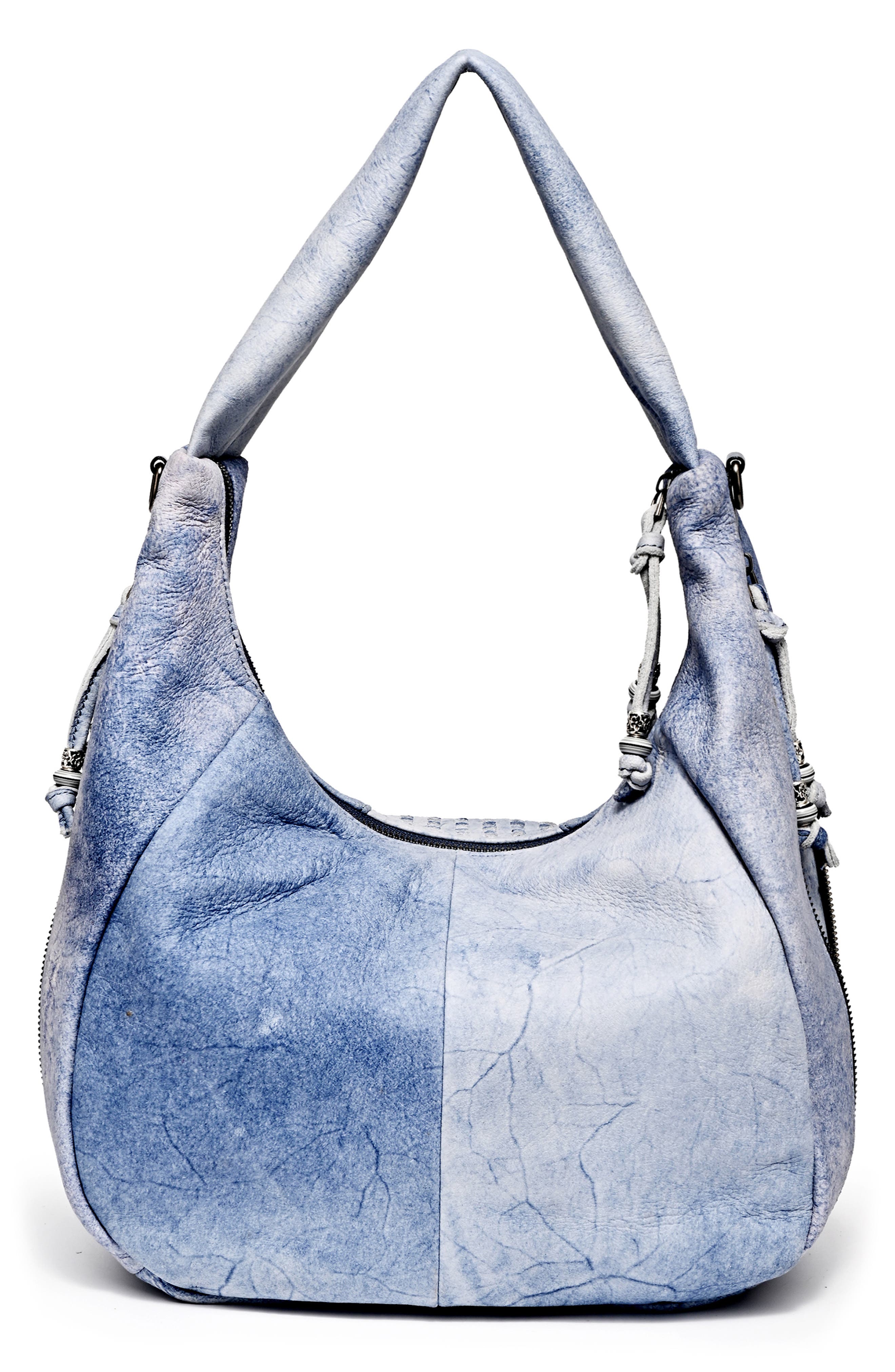 Dorado Leather Satchel, Alternate, color, BLUE