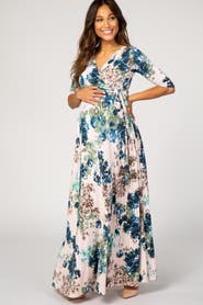 PinkBlush Floral Sash Tie Dress