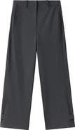 MANGO Adjustable Hem Pinstripe Pants