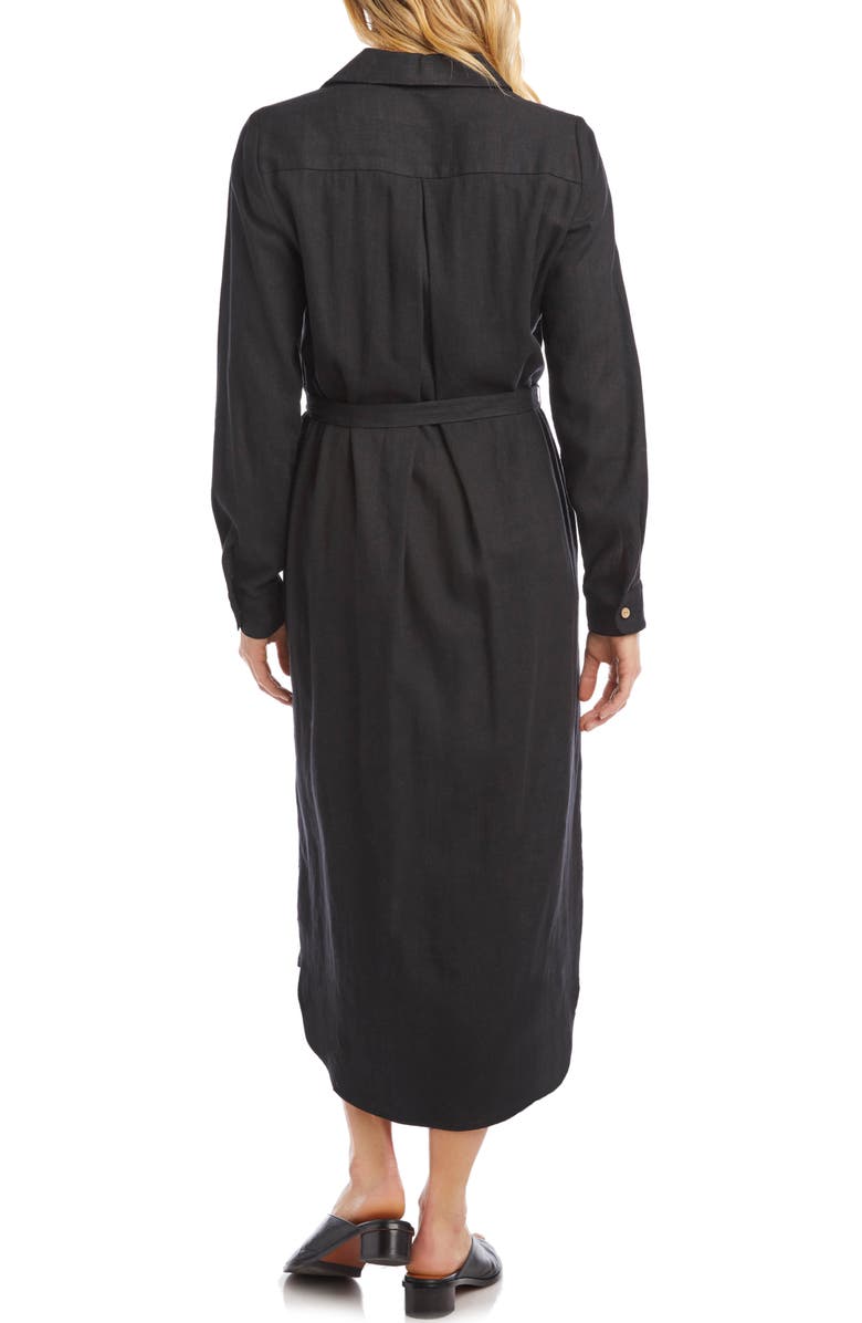 Karen Kane Long Sleeve Shirtdress, Alternate, color, 
