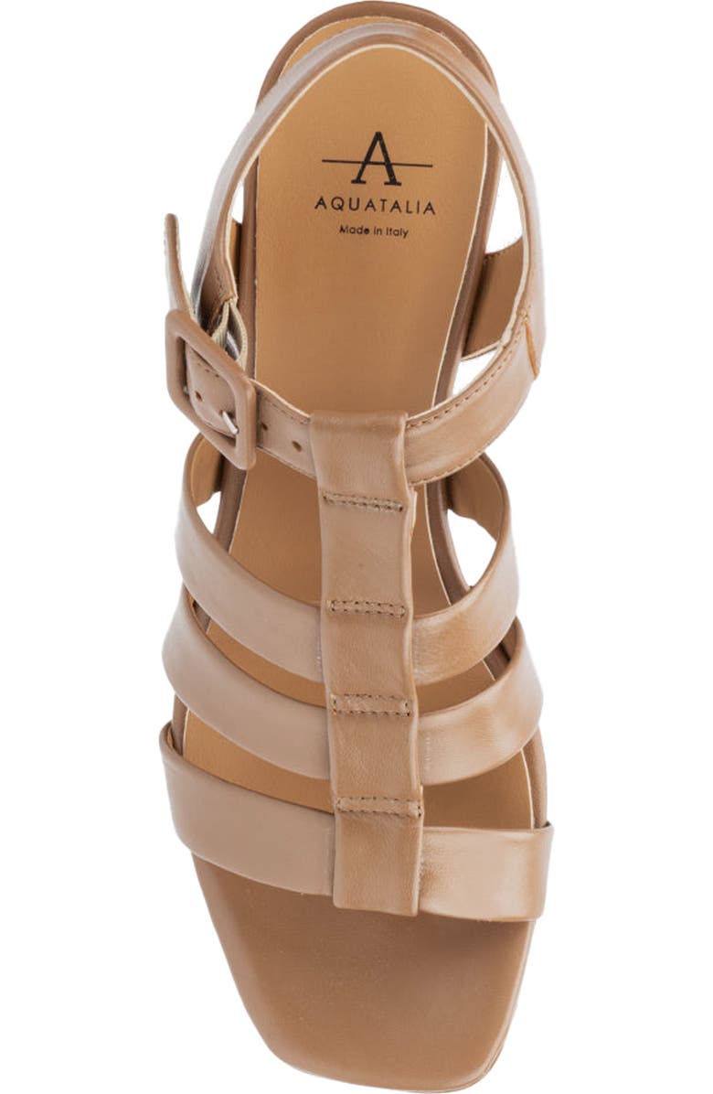 Aquatalia Rebecka Gladiator Sandal, Alternate, color, Caffe