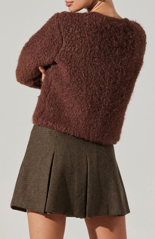 Astr The Label Myrtle Sweater In Brown