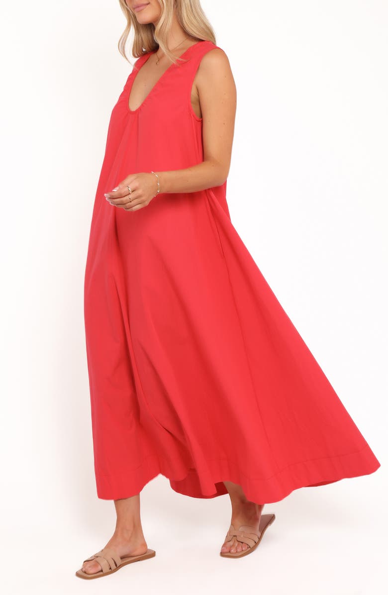 Petal & Pup Laurita Cotton Maxi Dress, Alternate, color, 