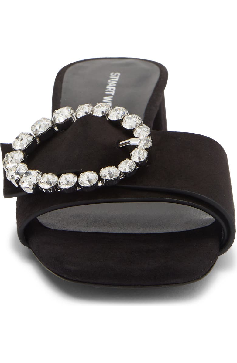 Stuart Weitzman Sloane 35 Slide Sandal, Alternate, color, Black