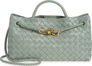 Small Andiamo Intrecciato Leather Shoulder Bag