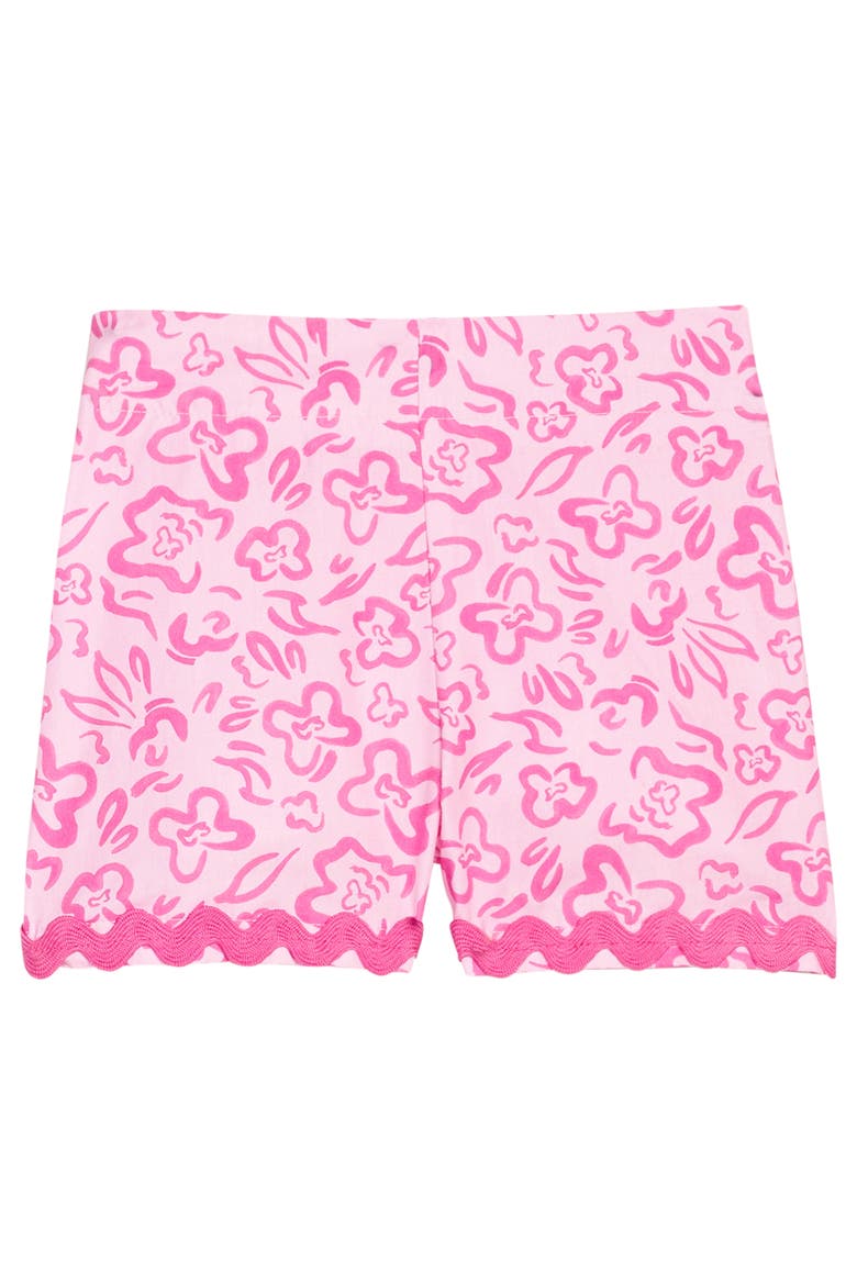 Kids' RicRac Shorts, Main, color, Matisse Blooms Pink