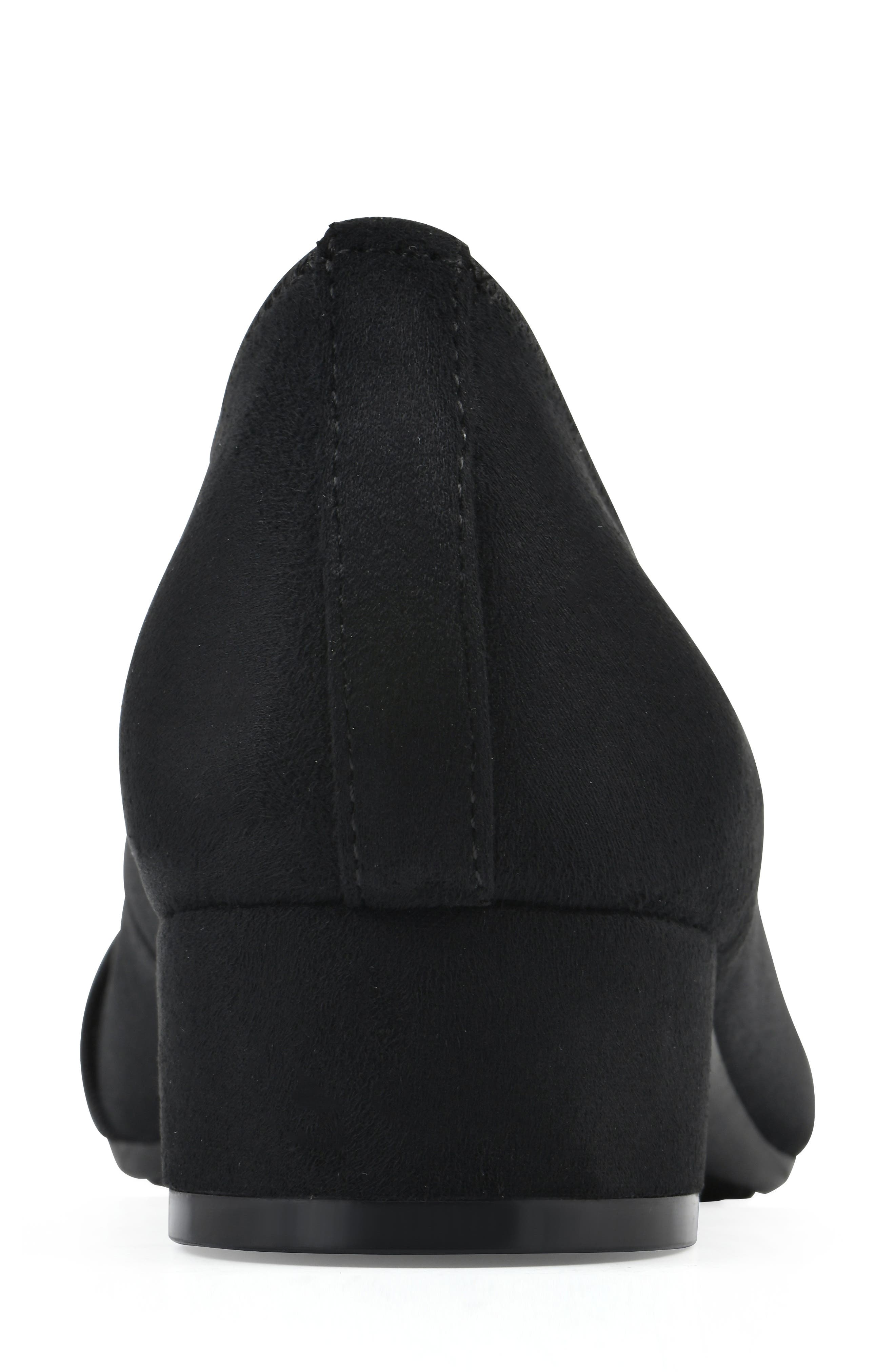 White Mountain Footwear Bordeaux Pump, Alternate, color, Black Fabric