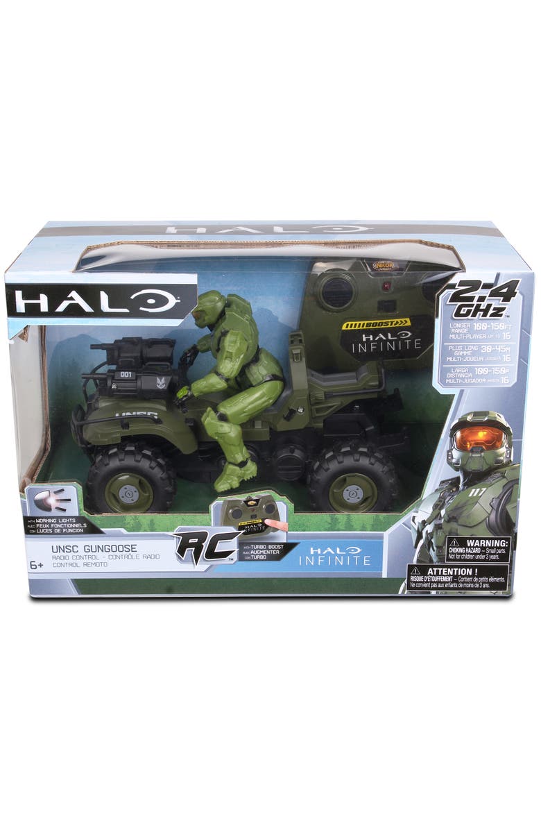 HALO Infinite Gungoose 
Master Chief 2.4 GHz Radio Control Vehicle, Alternate, color, Multicolored