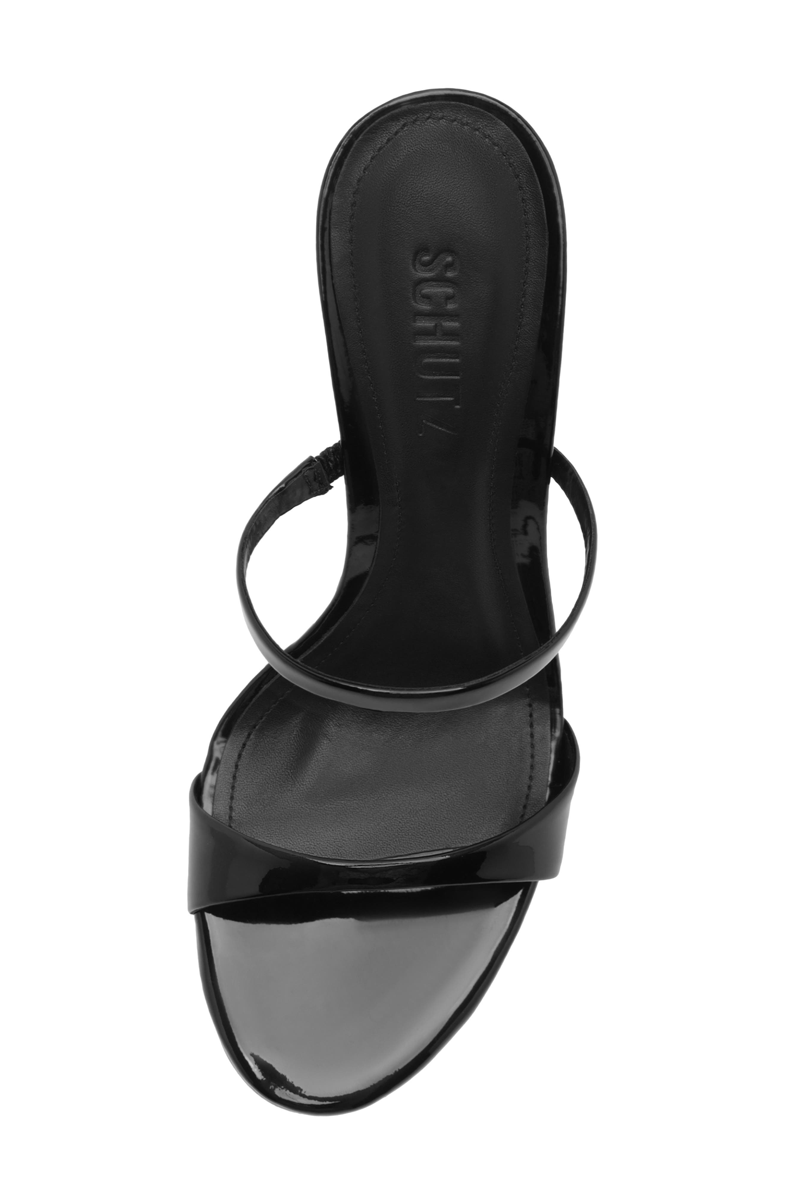 Schutz Jessica Slide Sandal, Alternate, color, Black