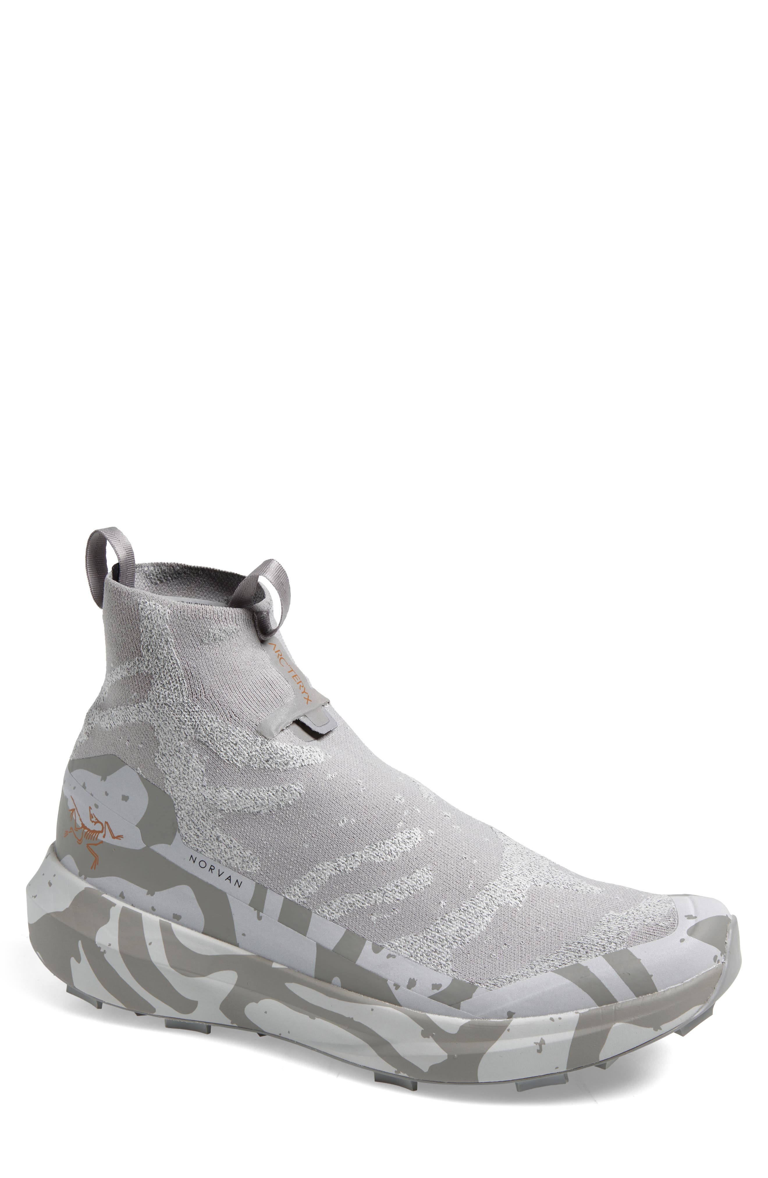 Arc'teryx Norvan 4 Nivalis Waterproof Running Shoe, Main, color, Dark Solitude/ Dark Solitude