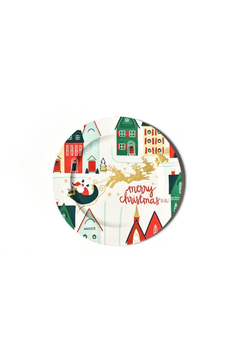 Flying Santa Platter